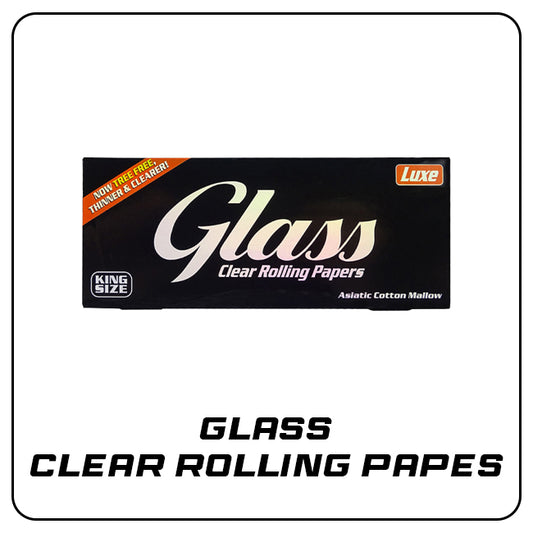 Luxe GLASS Cellulose Papers King Size je 40 Blatt