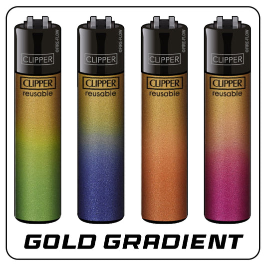 Clipper Large Gold Gradient