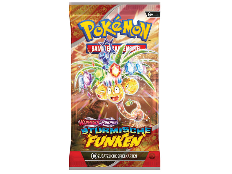 Pokémon Booster Karmesin & Purpur 08 Stürmische Funken