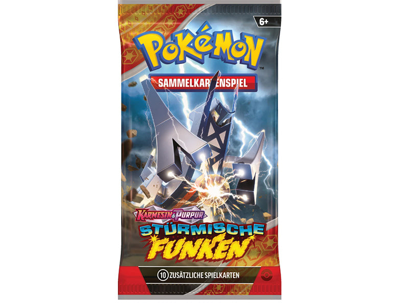 Pokémon Booster Karmesin & Purpur 08 Stürmische Funken