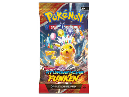 Pokémon Booster Karmesin & Purpur 08 Stürmische Funken