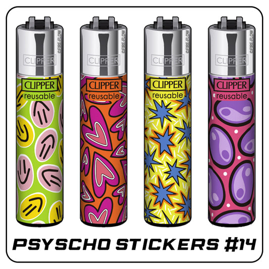 Clipper Large Psyscho Stickers #14