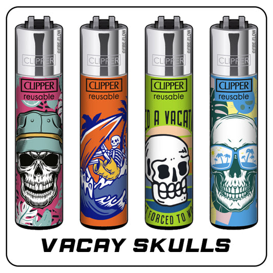 Clipper Large Vacay Skulls